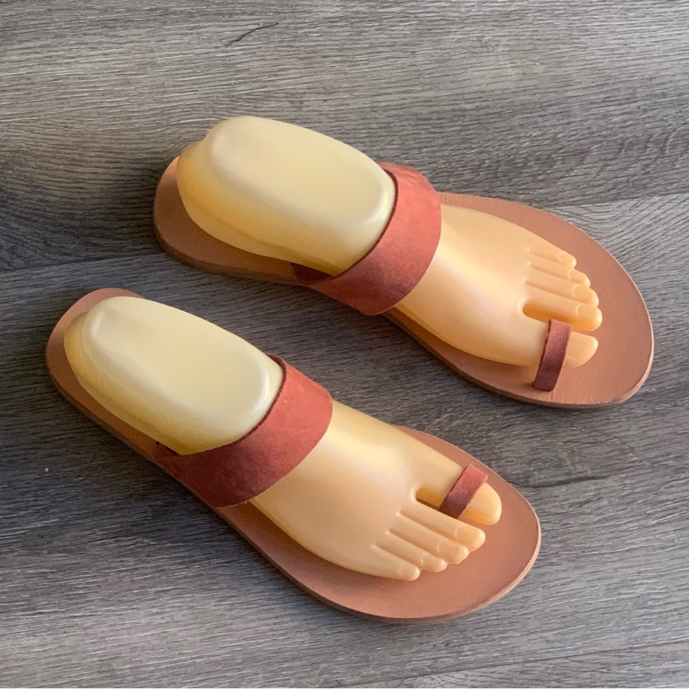 Splendid Serenity Leather Toe Loop Slide Sandal S… - image 4